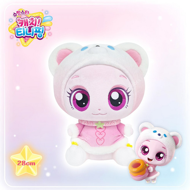 슈팅스타 캐치티니핑 5기 고마핑 봉제인형 28cm 고마핑인형 장난감, 고마핑봉제인형, 1개