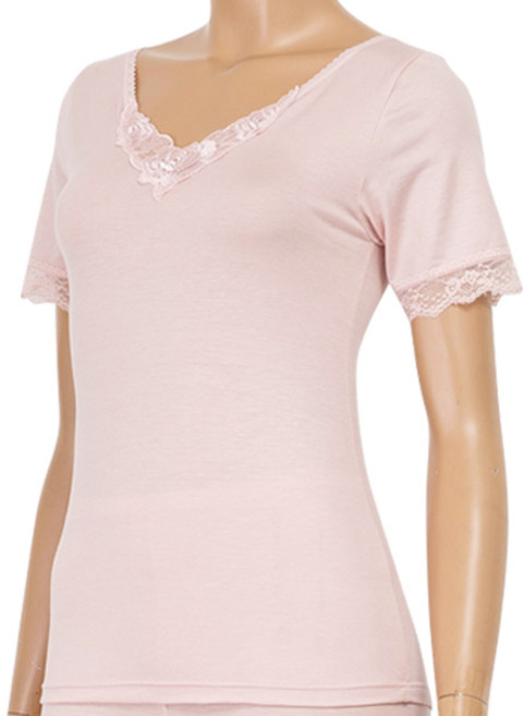 필굿웨어 여성 모달 3부 레이스 내의 상의 4305A