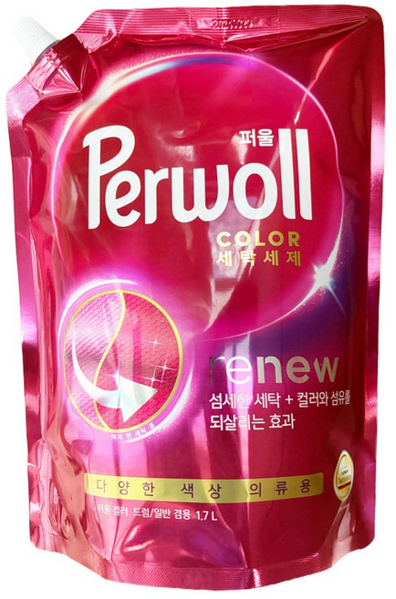 퍼울 컬러 세탁세제 리필, 1.7L, 1개