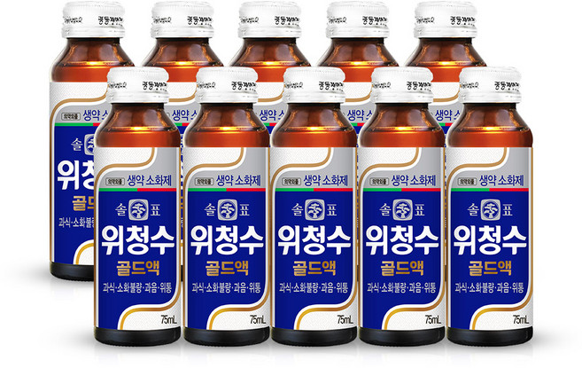 솔표식품 위청수 골드액, 75ml, 100개