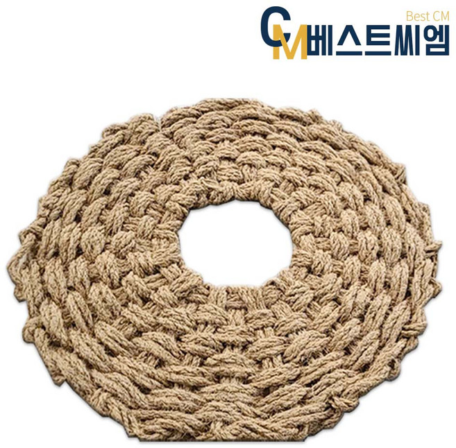 베트남직수입 친환경 야자 매트 35T 원형매트 오각형매트 수목보호매트 현관매트 산책로 등산로 보행매트, 야자매트, 1개