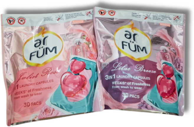 NEW 아로퓸 가든 컬렉션 캡슐세제 줄리엣로즈 30개입 + 라일락브리즈 30개입, 줄리엣로즈 30개입+라일락브리즈 30개입, 1세트