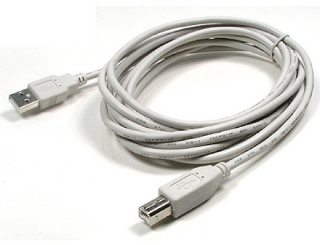 USB 2.0 AB형 케이블 프린터 3m, 1개