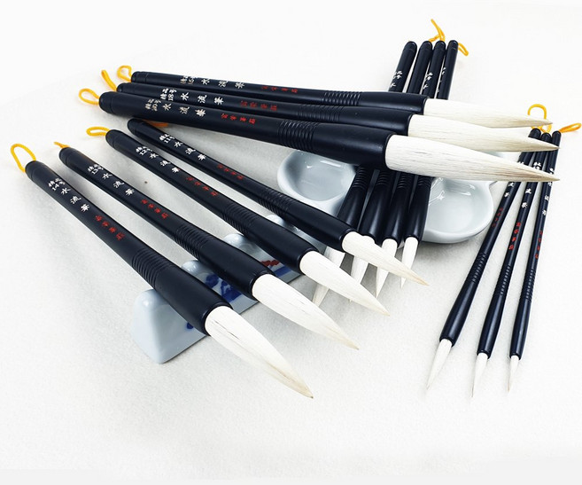 수류필 8호 겸호필 서예 캘리 붓 한글