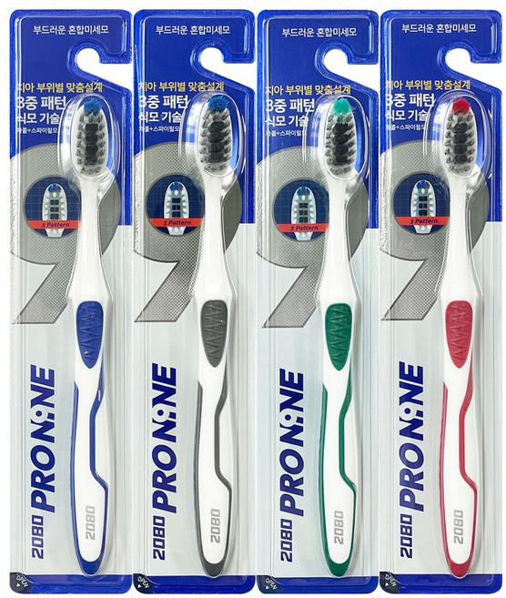 2080 프로나인 칫솔, 1개입, 18개