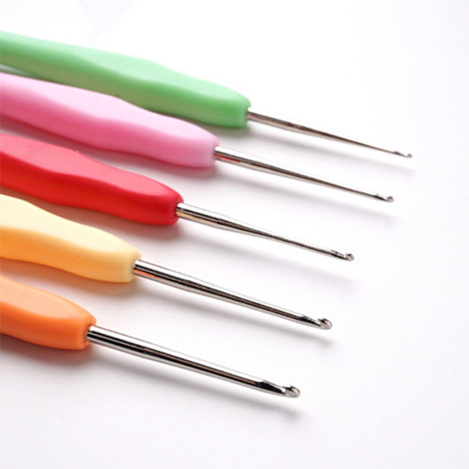 니트러브 라바라바 레이스 코바늘, 6호(1.0mm)(핑크), 1개