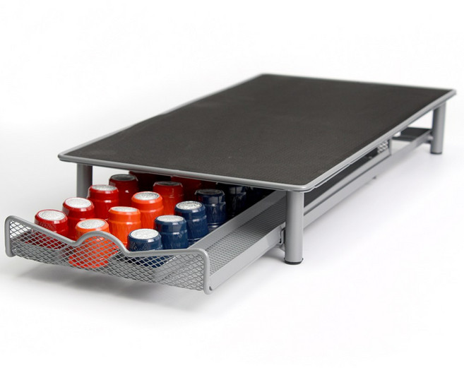 서랍형 캡슐 거치대 디스펜서 서랍형 캡슐통 커피캡슐 보관함 컨테이너 홀더, 1개, 블랙