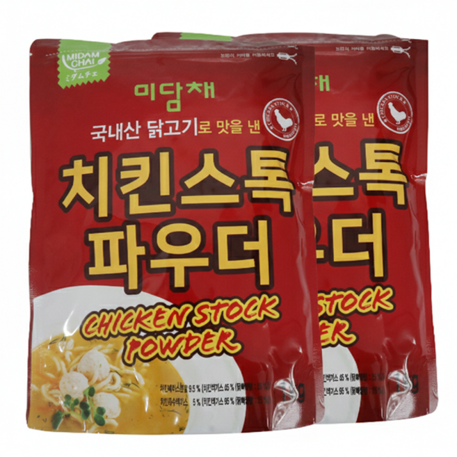 미담채 치킨스톡파우더, 2개, 1kg