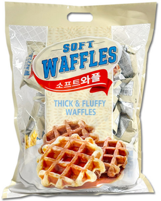 소프트 와플 수입 대용량 빵 아이들 간식 (25개입), 575g, 6개