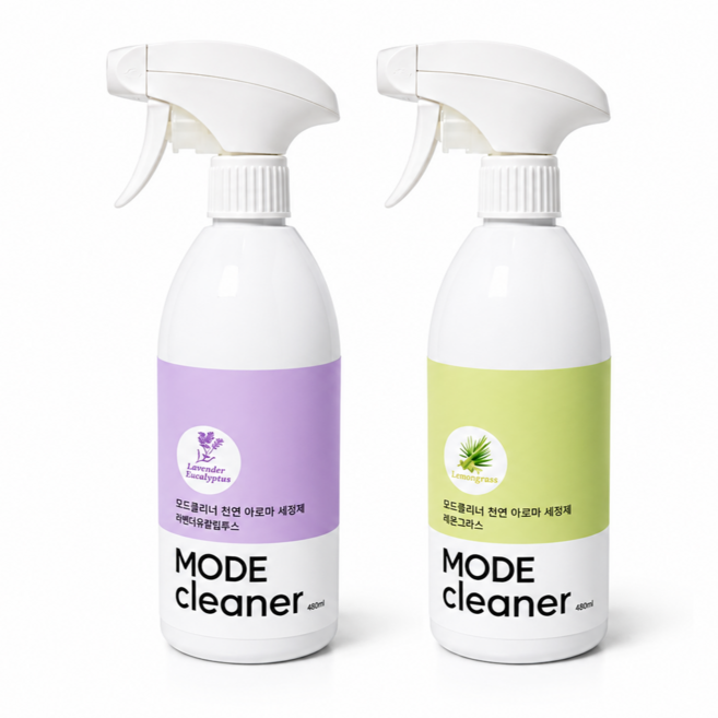 모드클리너 세트 천연 아로마 다목적세제 주방 욕실 가구 살균 세정 냄새제거, 2개, 480ml
