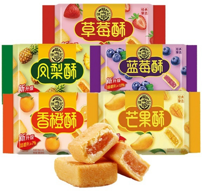 대만 펑리수 케이크 184g 쉬푸지 파인애플 케익 JIKTEM BJ5051511, 블루베리 184gx2봉지 총 16개, 1개