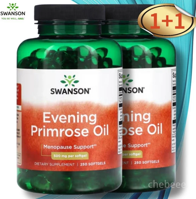 스완슨 프림로즈 감마리놀렌산 500mg 250정 2병 이브닝 달맞이 Primrose Oil, 2개 - 쿠팡