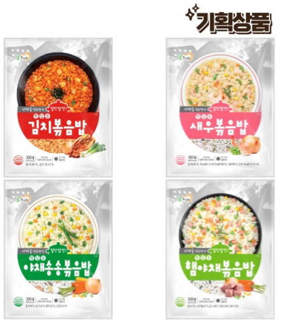 굿프랜즈 [굿프랜즈] 맛있는볶음밥 300g 4종 세트, 상세페이지참조, 1개