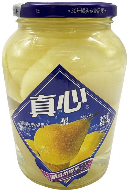 천미방 중국식품 진심 배 통조림, 1개, 880g