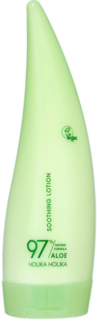 Holika Holika 蘆薈97%舒緩保濕乳液, 1個, 天然蘆薈97%保濕乳液