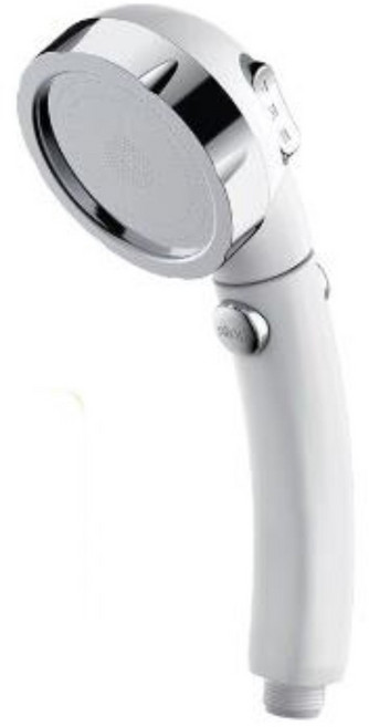 긍정리빙 3단 수압조절 강력샤워기, 화이트, 화이트, 1개