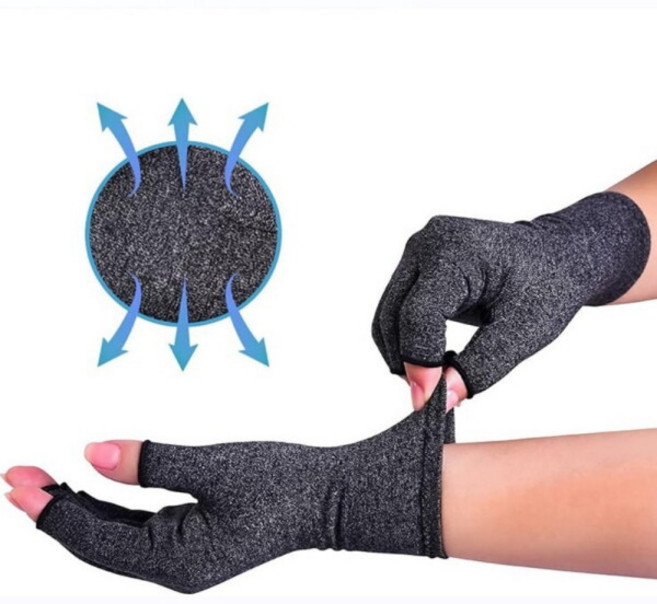 [셀플리] 다한증 장갑 땀장갑 손땀 땀 흡수 운전 스마트폰 터치 반장갑 필기 태블릿 손가락 없는 KK0093, 상세 설명 참조