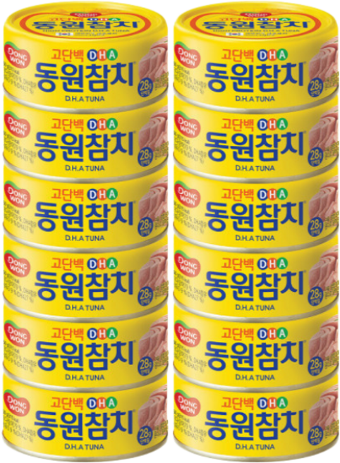 동원 참치 150g 원터치 12캔, 12개