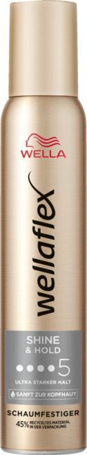 웰라 WELLA Wellaflex 헤어 무스 Shine & Hold, 1개, 200ml