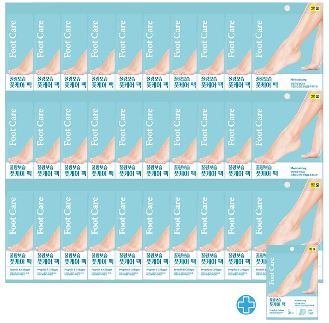 거칠고 건조한 발을 촉촉하게 꿀광보습 풋케어, 31개 - 쿠팡