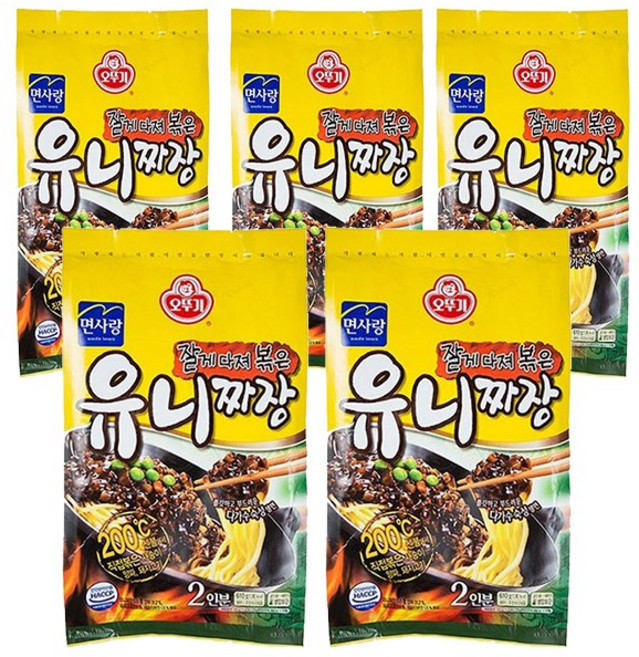 오뚜기 유니짜장, 610g, 5개