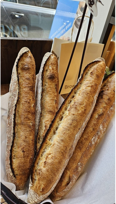 브라운팟 포리쉐 프랑스 친환경 밀가루 정통 바게트 식사빵 비건빵, 1개, 330g