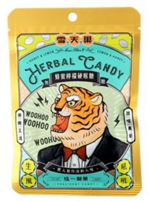 雪天果 蜂蜜檸檬硬喉糖, 1個, 50g