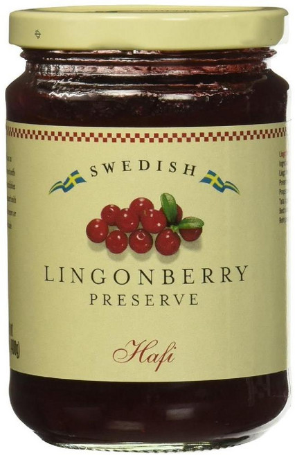 Hafi 링곤베리 잼 Lingonberry 과일 퓨레 400g 스웨덴산, 1개