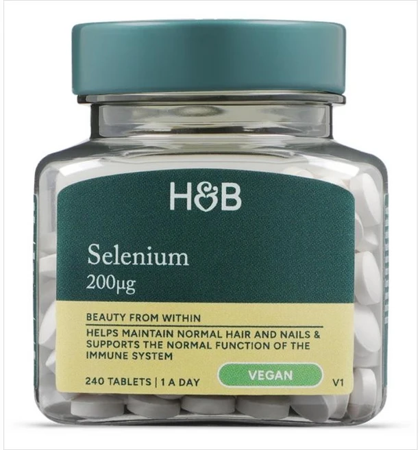 영국 홀랜드앤바렛 Holland & Barrett Selenium 셀레늄 200ug, 1개, 240정 - 쿠팡