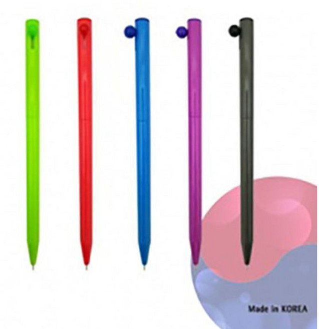 롤리팝 볼펜_필기감 좋은 귀여운 캐릭터 볼펜, 보라색, 10개