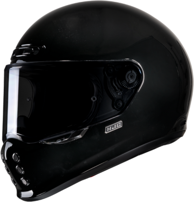 HJC 홍진 헬멧 V10 클래식 풀페이스 유광 블랙, S