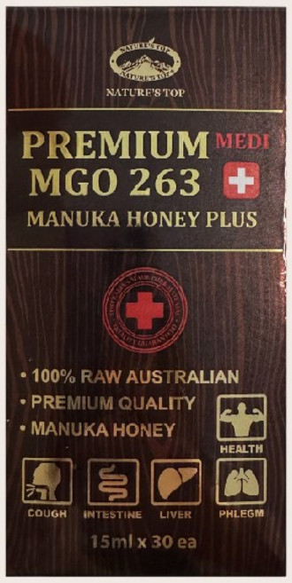 네이쳐스탑 프리미엄 마누카 허니 스틱 꿀 매스틱 (MGO 263+), 1개