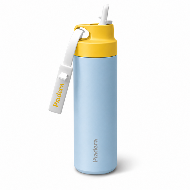 프라데라 스트로우 스포츠형 AirSip 텀블러, 1개, 550ml, 베이비블루