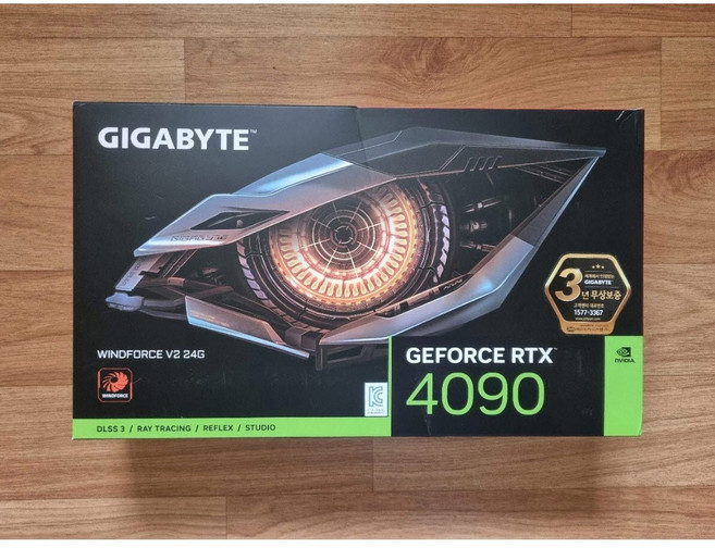 <국내배송> GIGABYTE RTX 4090 WINDFORCE D6X 24GB 쿨러와 방열판