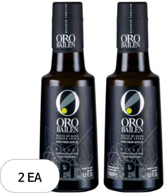 오로바일렌 엑스트라버진 올리브오일 피쿠알, 250ml, 2개