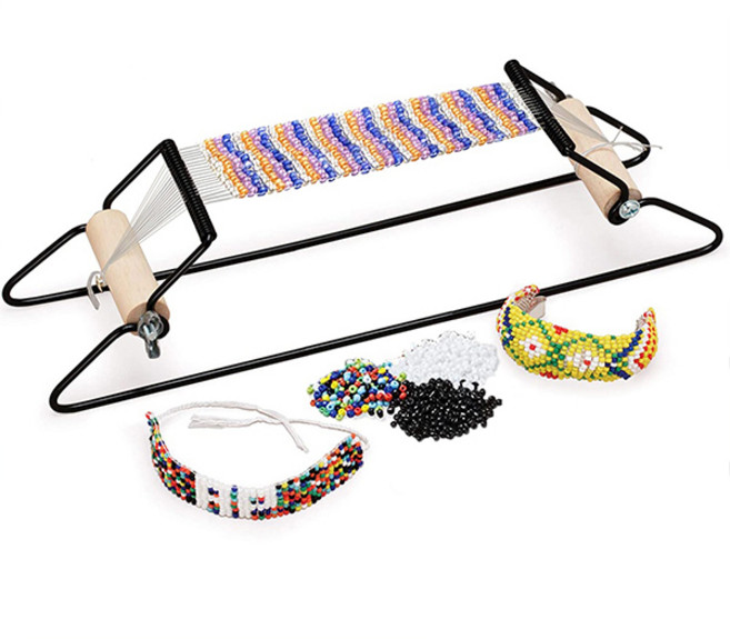 구슬 직조기 직조비즈 위빙틀 목걸이 팔찌 프레임 거치대, 1개, 직조 비즈 팔찌작업대 - 04