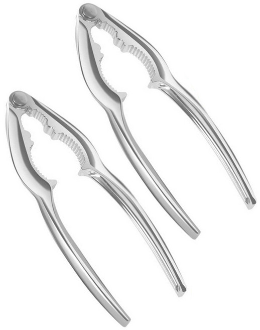 (다용도 견과류까기 C타입 2개 묶음) 견과류망치 호두까기 은행까기 호두 잣 껍질 까기 망치 크래커 랍스타망치, 실버