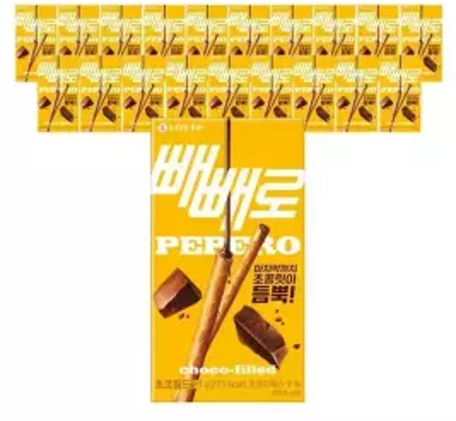 롯데웰푸드 빼빼로 초코필드, 53g, 20개