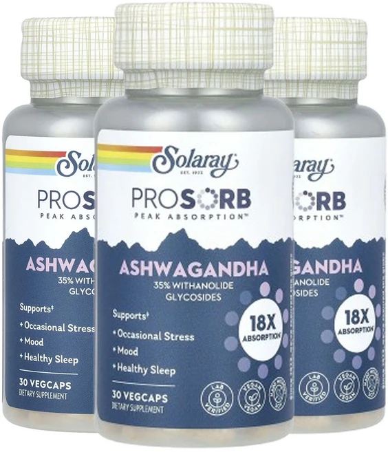 솔라레이 아슈와간다 30베지캡슐, 3개, 30정 - 쿠팡