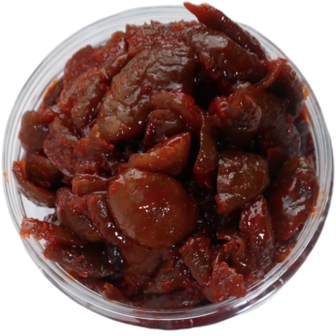 국내산 수제 양념 아삭한 매실 순창 장담아전통식품 산지 직송 청매실 장아찌, 500g, 1개