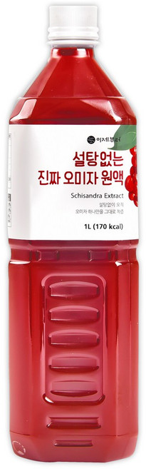 이제부터 설탕없는 진짜 오미자 원액, 1L, 1개