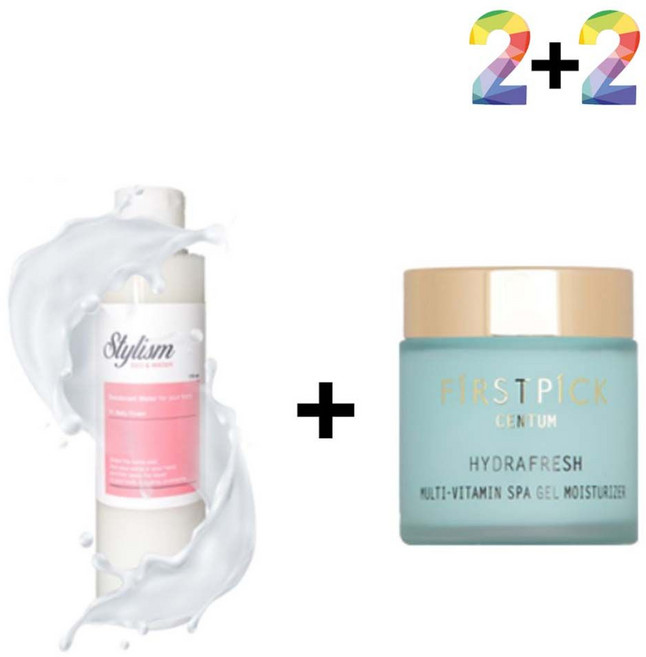 데오도란트 남성청결제 사타구니 암내 땀 냄새 군대, 데오워터 2개, 메모토아이앰플 2개, 데오워터 2개_메모토아이앰플 2개