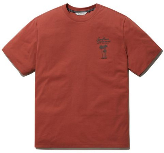 올젠 남성 그래픽 라운드 반팔티 ZBG2TR1213BC