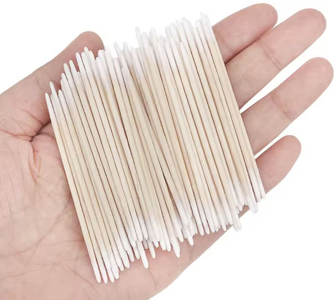 비엠 듀얼 이쑤시개면봉 양쪽사용 100개입 뾰족 마이크로 미세면봉 듀얼