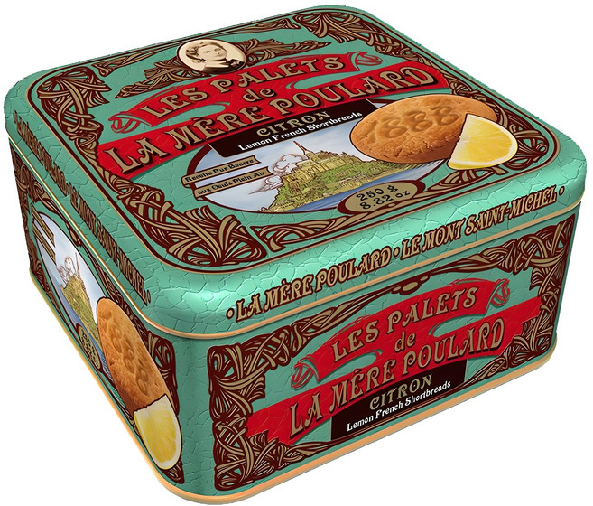 라메르폴라르 레몬팔렛 틴 과자쿠키, 250g, 1개