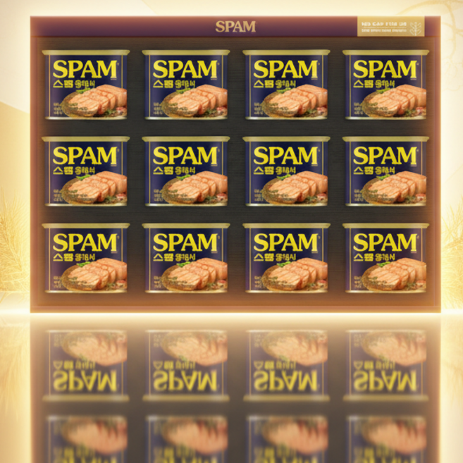 명절 선물용 선물세트 스팸 1호 + 쇼핑백 포함, 29세트