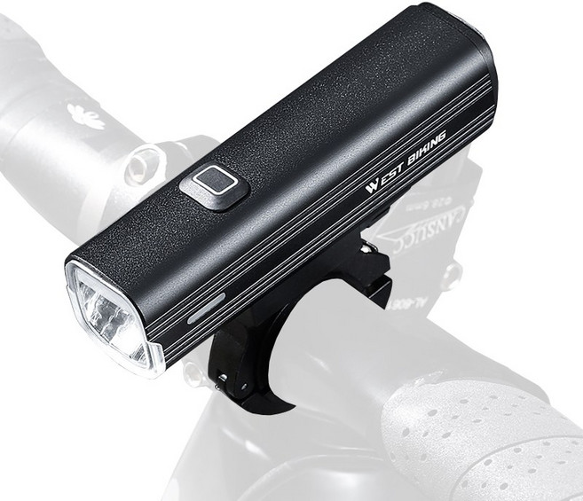 시그니처베이지 자전거 킥보드 라이트 전조등 후레쉬 YPZ358, 1개