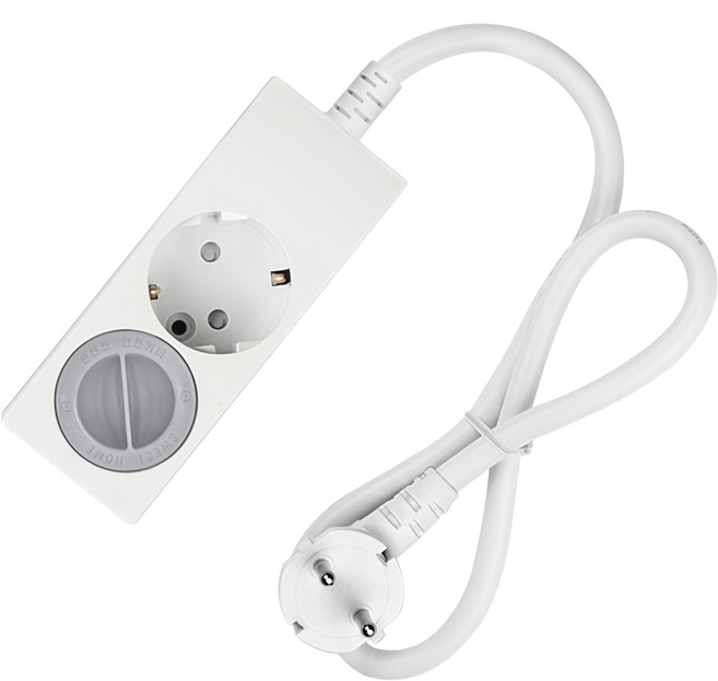 스윗홈 국내생산 일반 접지 멀티탭 2구+안전커버 1p, 0.7m, 혼합색상, 1세트