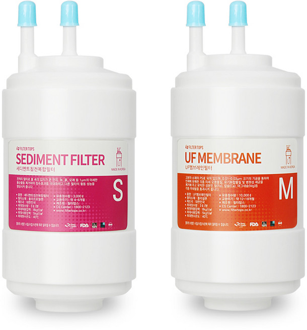필터탑스 프리미엄 정수기 필터 기본세트 내장형 SK매직 에코미니 WPU-GBC112 112S 112SCE 112SWW 호환용, 1개