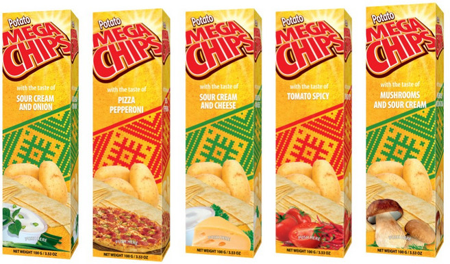 메가칩스 안주용 감자칩 5가지맛 한세트 (어니언맛 페페로니맛 치즈맛 머쉬룸맛 토마토스파이시), 100g, 1개
